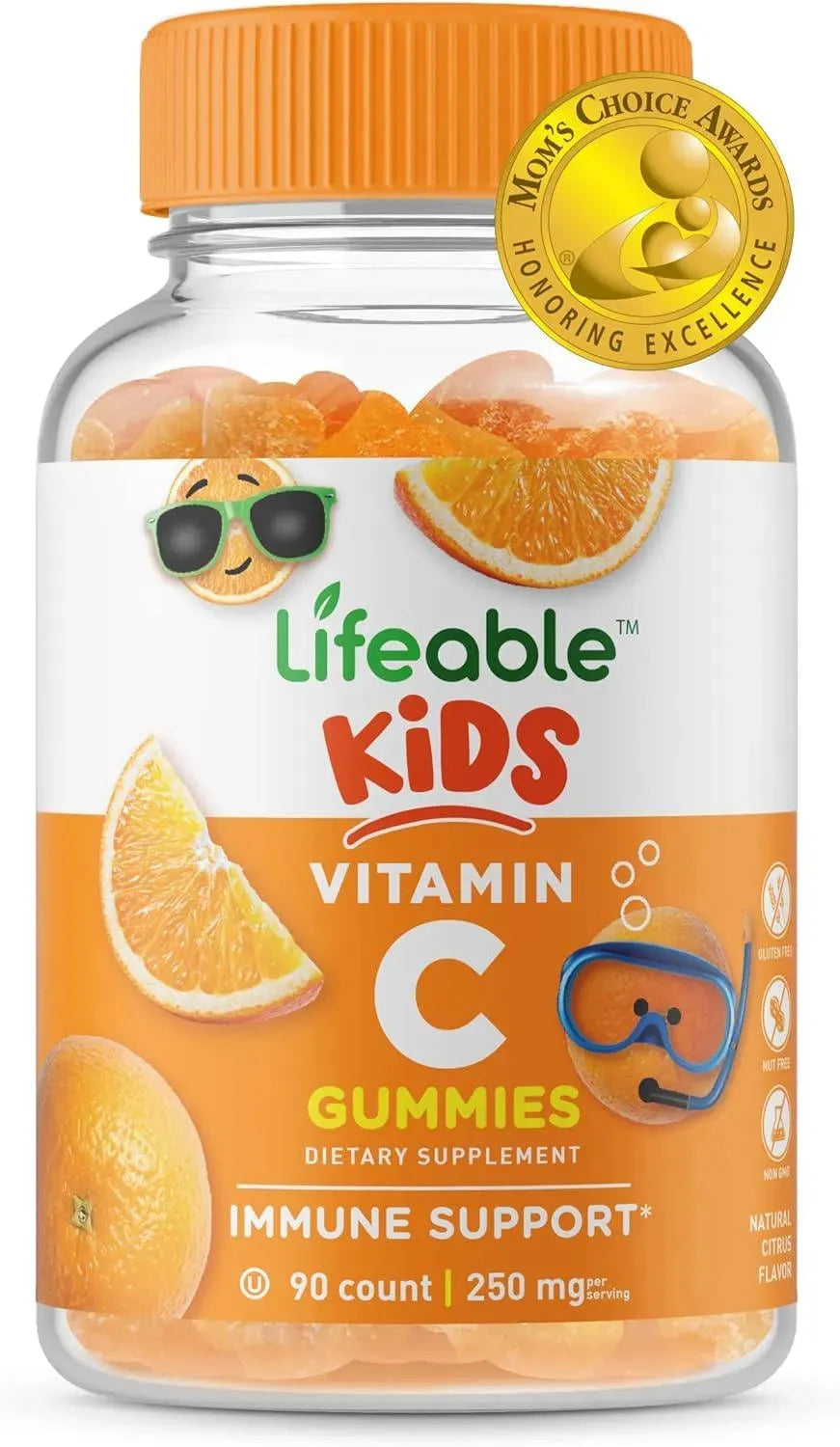 LIFEABLE - Lifeable Vitamin C for Kids 250Mg. 90 Gomitas - The Red Vitamin MX - Suplementos Alimenticios - {{ shop.shopifyCountryName }}