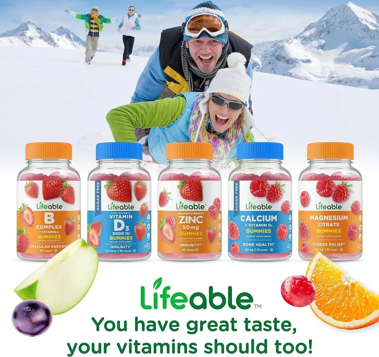 LIFEABLE - Lifeable Vitamin C Maximum Strength 1050Mg. 90 Gomitas - The Red Vitamin MX - Suplementos Alimenticios - {{ shop.shopifyCountryName }}