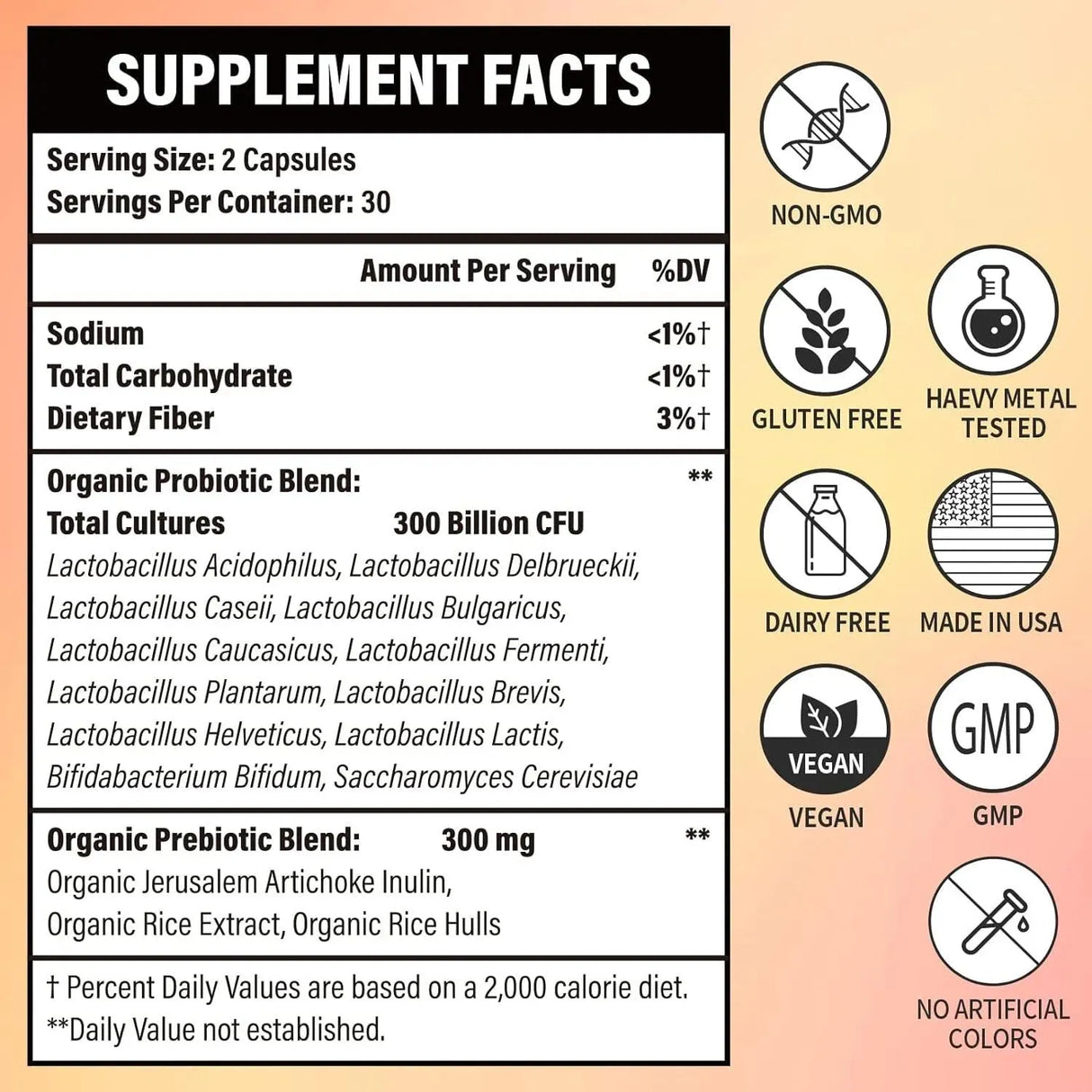 LIFEATLAS - Lifeatlas 300 Billion CFU Probiotics 60 Capsulas - The Red Vitamin MX - Suplementos Alimenticios - {{ shop.shopifyCountryName }}