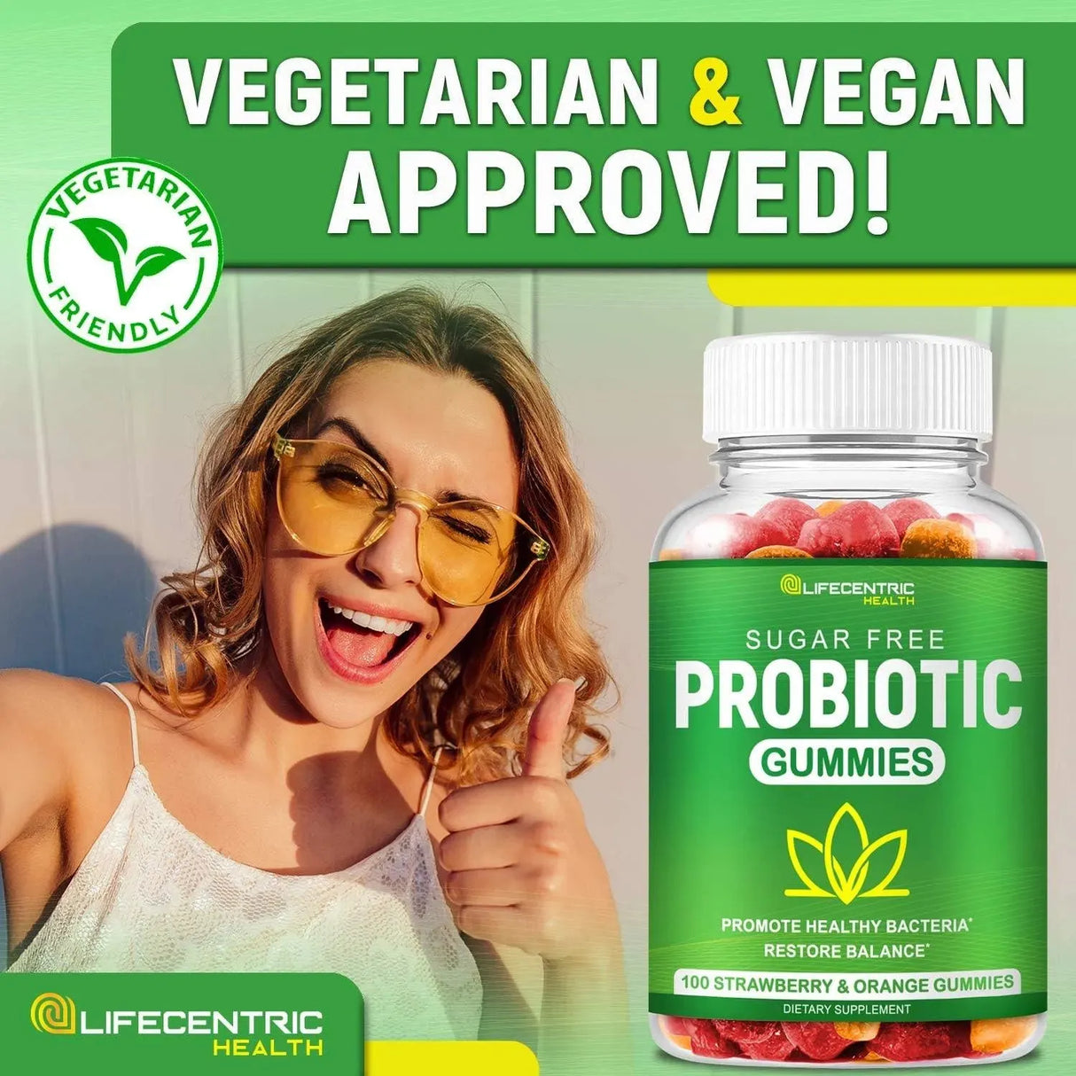 LIFECENTRIC HEALTH - LifeCentric Health Probiotic Gummies 100 Gomitas - The Red Vitamin MX - Suplementos Alimenticios - {{ shop.shopifyCountryName }}