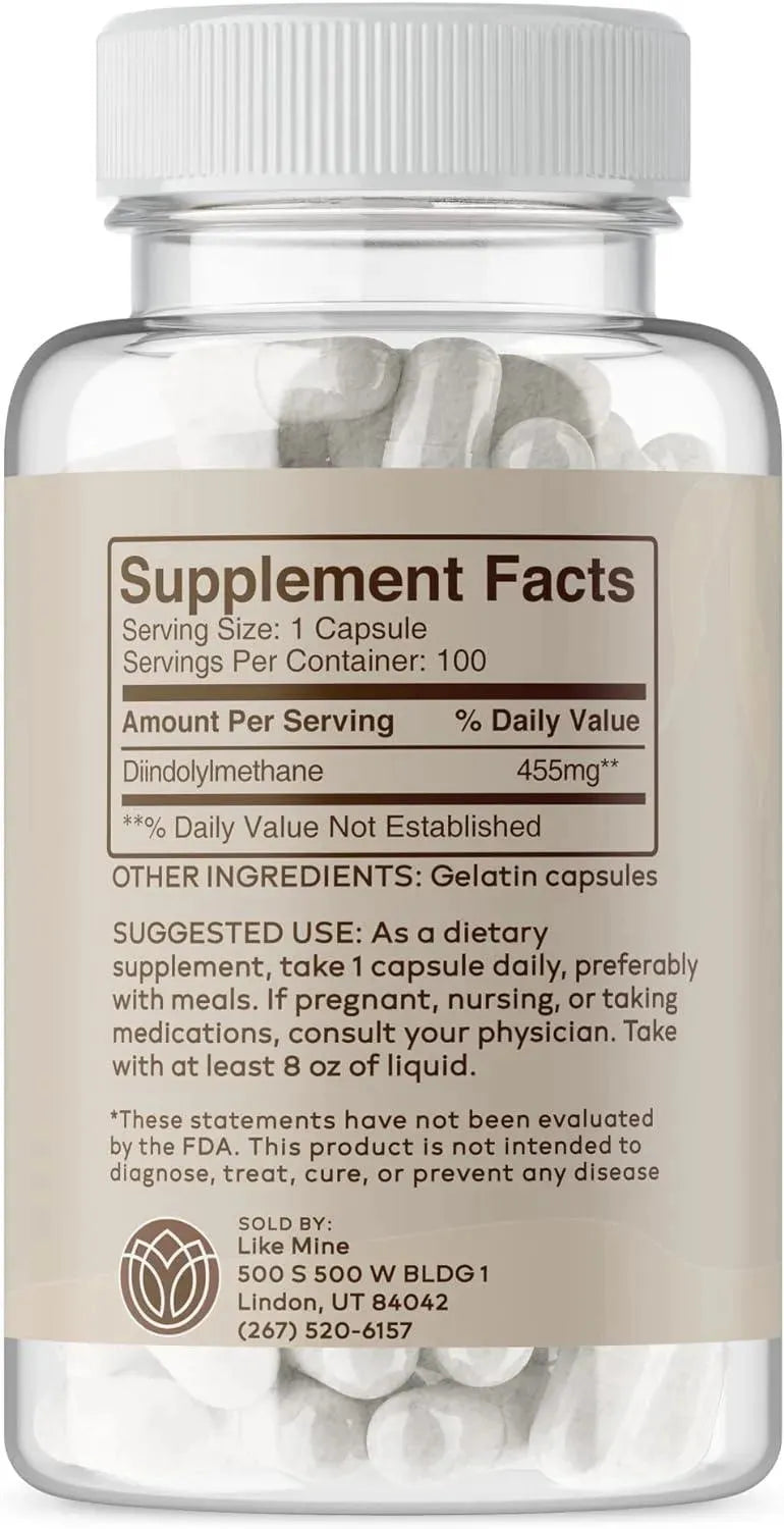 LIKE MINE HEALTH - Like Mine DIM 100 Capsulas - The Red Vitamin MX - Suplementos Alimenticios - {{ shop.shopifyCountryName }}