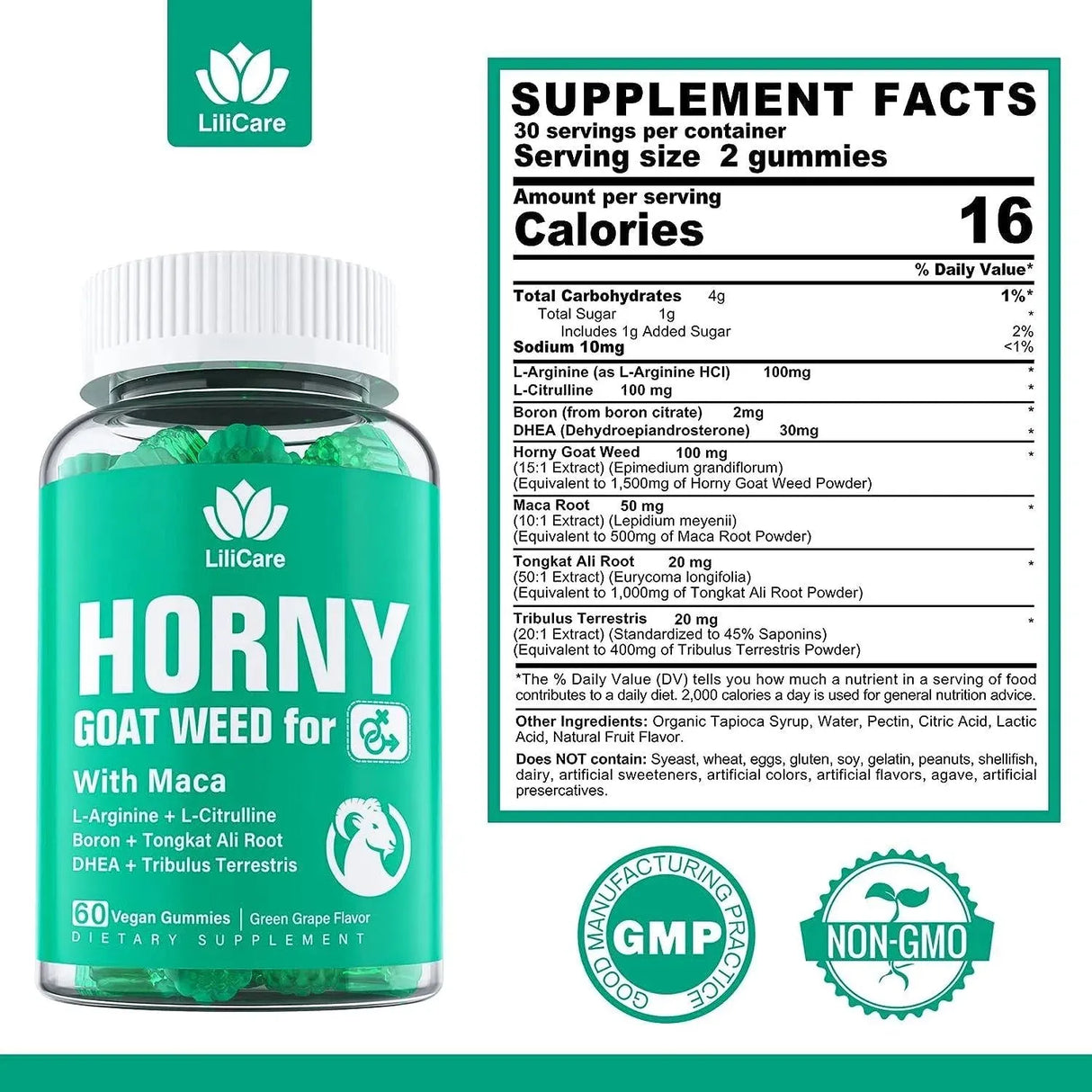 LILICARE - LiliCare Horny Goat Weed Gummies with Maca 120 Gomitas - The Red Vitamin MX - Suplementos Alimenticios - {{ shop.shopifyCountryName }}