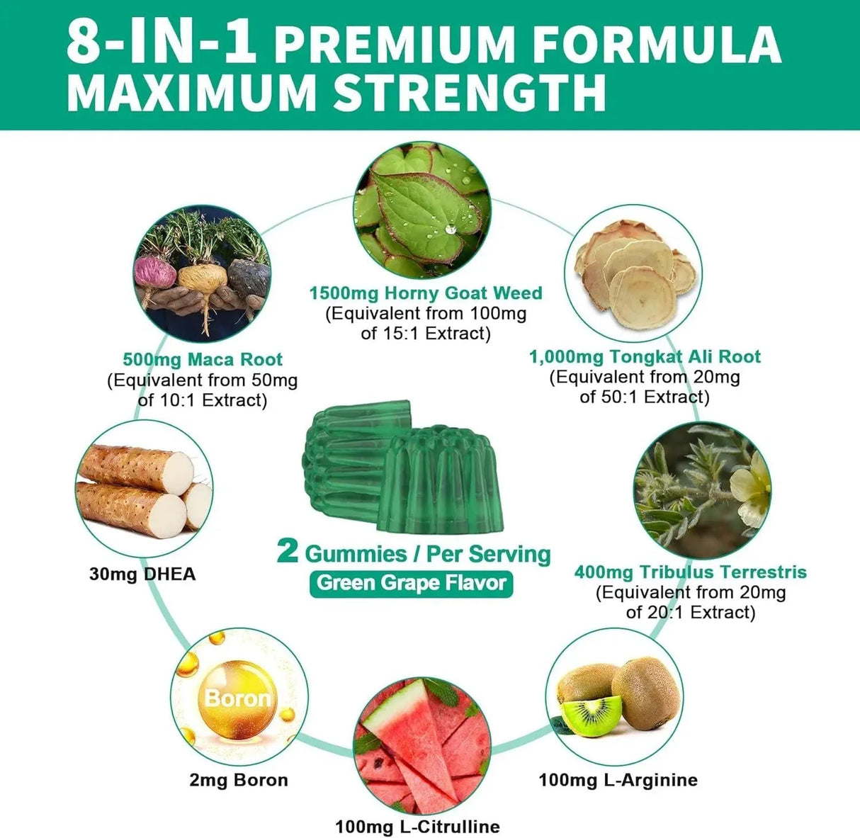 LILICARE - LiliCare Horny Goat Weed Gummies with Maca 120 Gomitas - The Red Vitamin MX - Suplementos Alimenticios - {{ shop.shopifyCountryName }}