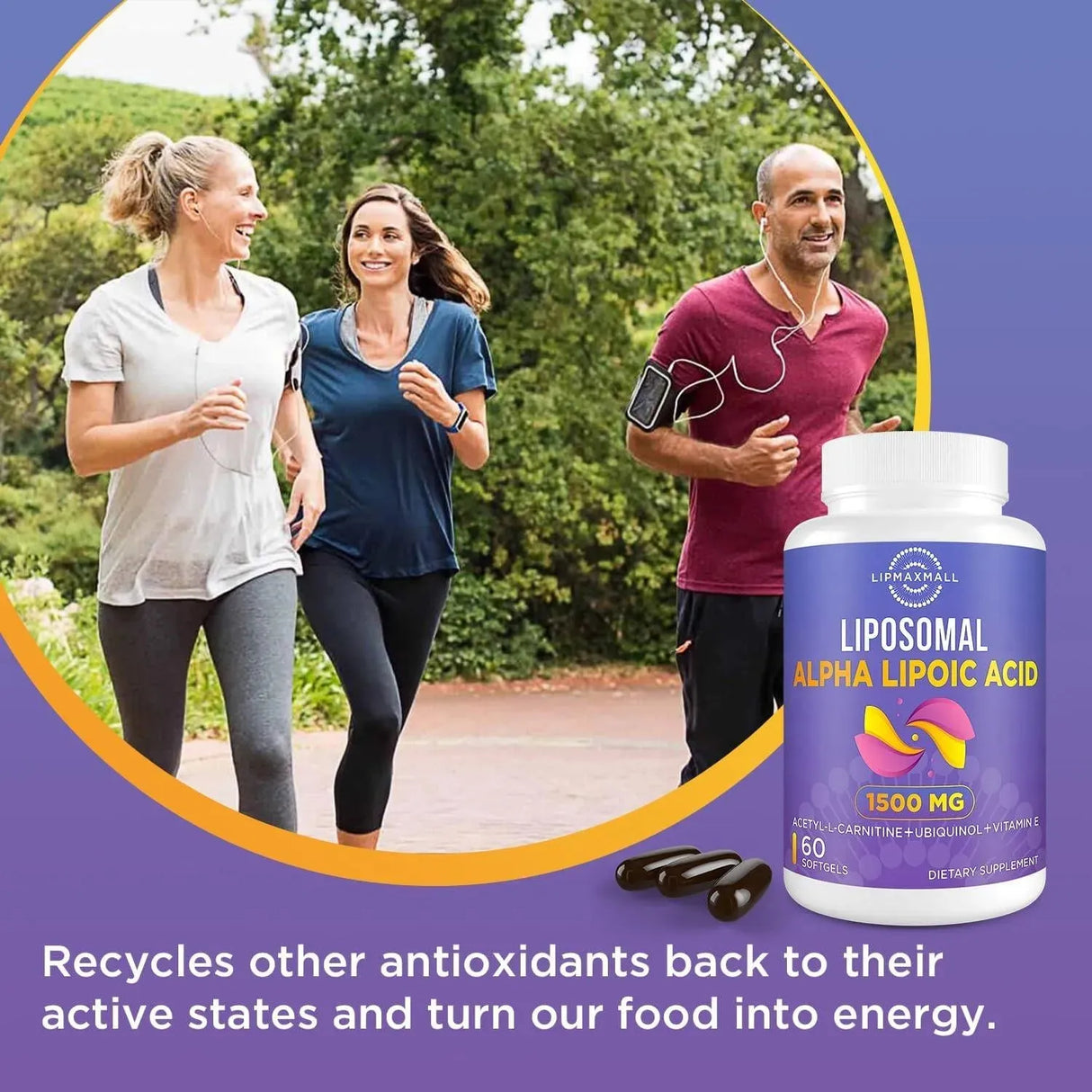LIPMAXMALL - Lipmaxmall Liposomal Alpha Lipoic Acid 1500Mg. 60 Capsulas Blandas - The Red Vitamin MX - Suplementos Alimenticios - {{ shop.shopifyCountryName }}
