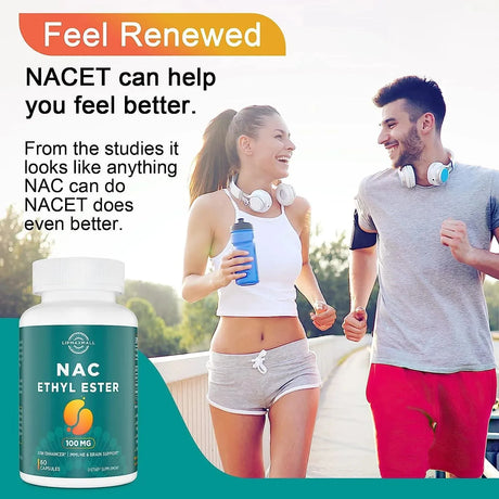 LIPMAXMALL - Lipmaxmall N-Acetyl Cysteine Ethyl Ester 100Mg. 60 Capsulas - The Red Vitamin MX - Suplementos Alimenticios - {{ shop.shopifyCountryName }}