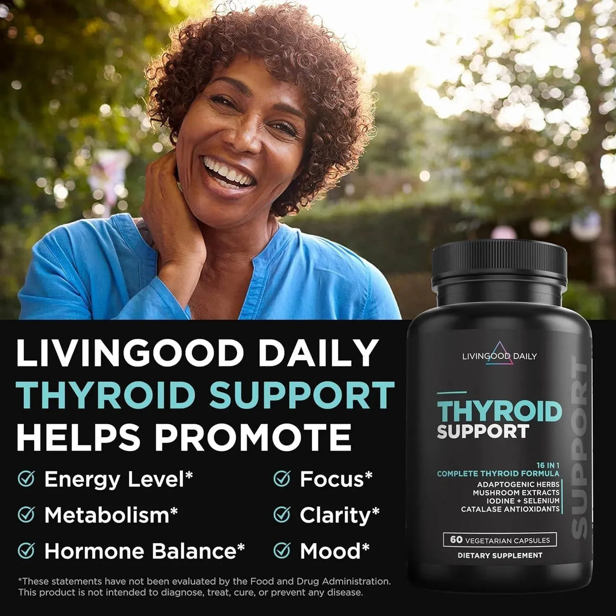 LIVINGOOD DAILY - Livingood Daily Thyroid Support 60 Capsulas - The Red Vitamin MX - Suplementos Alimenticios - {{ shop.shopifyCountryName }}