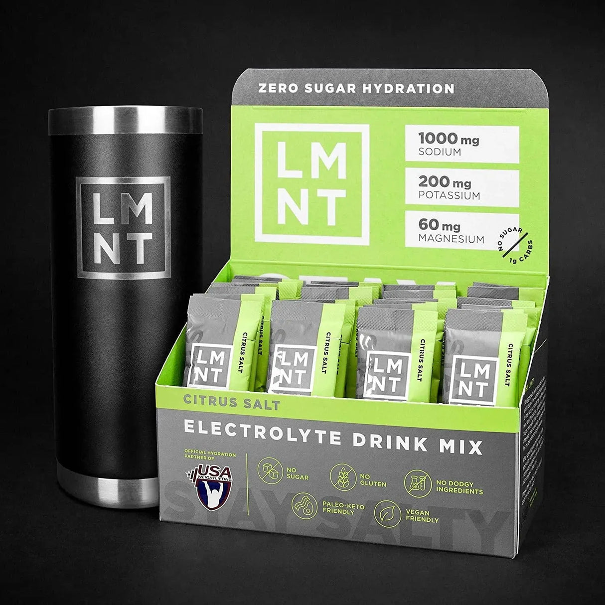LMNT - LMNT Keto Electrolyte Powder Packets Citrus Salt 30 Paquetes - The Red Vitamin MX - Suplementos Alimenticios - {{ shop.shopifyCountryName }}