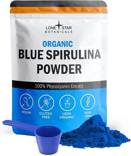 LONE STAR BOTANICALS - Lone Star Botanicals Organic Blue Spirulina Powder 30 Servicios - The Red Vitamin MX - Suplementos Alimenticios - {{ shop.shopifyCountryName }}