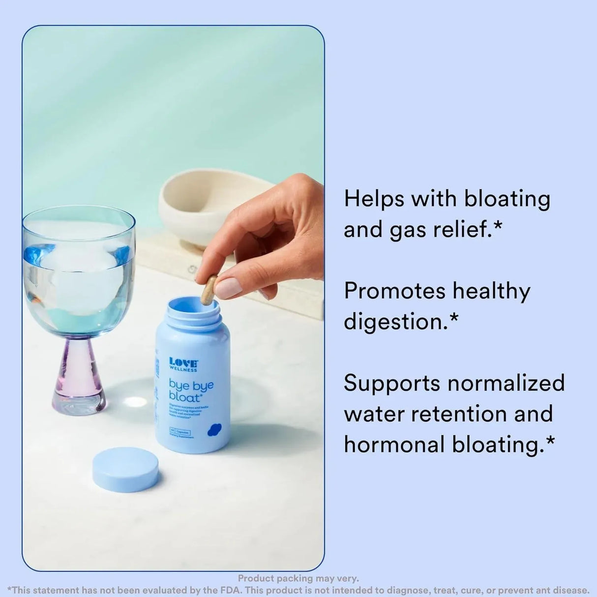 LOVE WELLNESS - Love Wellness Bye Bye Bloat 60 Capsulas - The Red Vitamin MX - Suplementos Alimenticios - {{ shop.shopifyCountryName }}