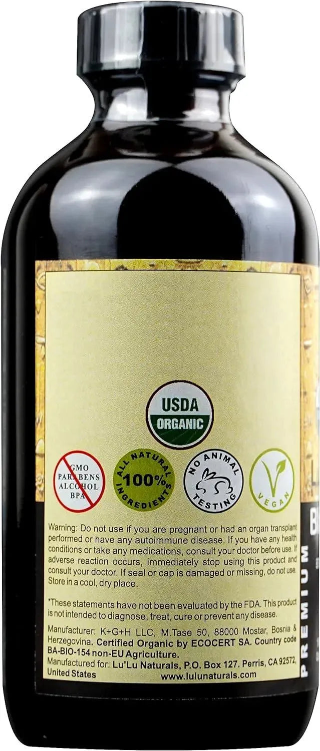 LU'LU NATURALS - Lu'Lu Naturals 100% Organic Usda Certified Black Seed Oil 236Ml. - The Red Vitamin MX - Suplementos Alimenticios - {{ shop.shopifyCountryName }}