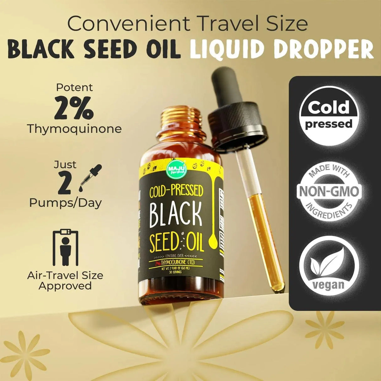 MAJU SUPERFOODS - MAJU Black Seed Oil 2 Fl. Oz. - The Red Vitamin MX - Suplementos Alimenticios - {{ shop.shopifyCountryName }}