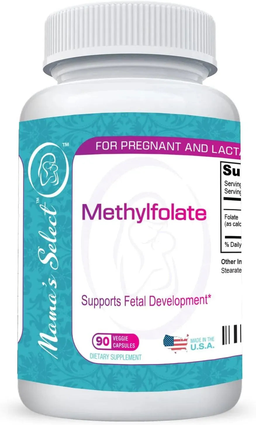 MAMA'S SELECT - Mama's Select Methylfolate MTHFR Folate 90 Capsulas - The Red Vitamin MX - Suplementos Alimenticios - {{ shop.shopifyCountryName }}