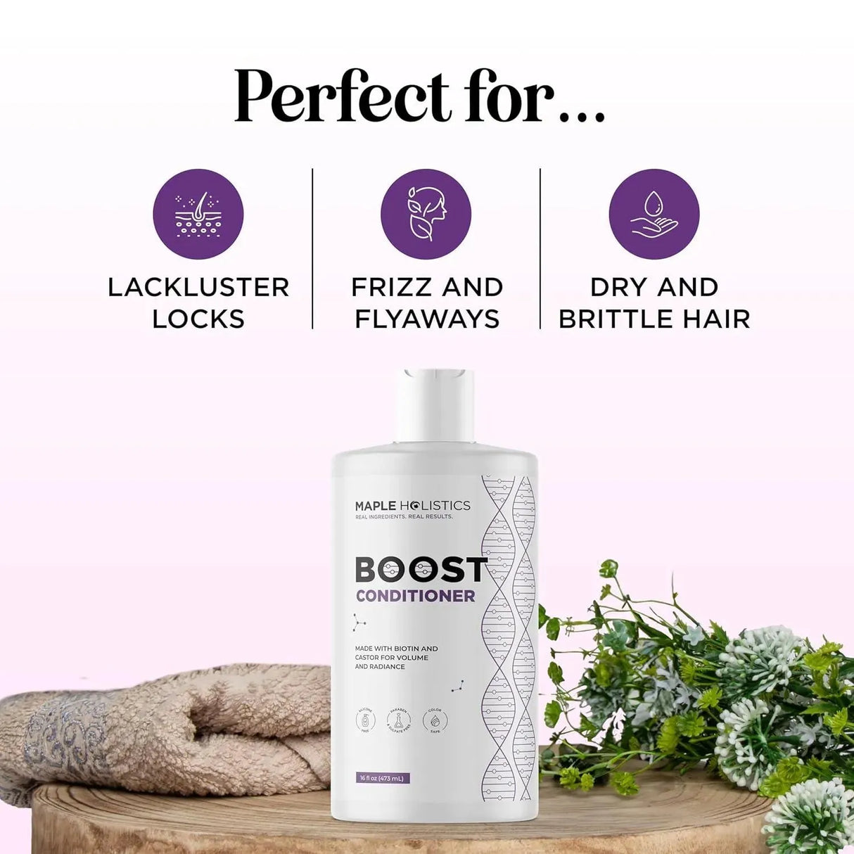 MAPLE HOLISTICS - Maple Holistics Boost Biotin Conditioner for Hair Growth 473Ml. - The Red Vitamin MX - Acondicionador Para Cabello - {{ shop.shopifyCountryName }}