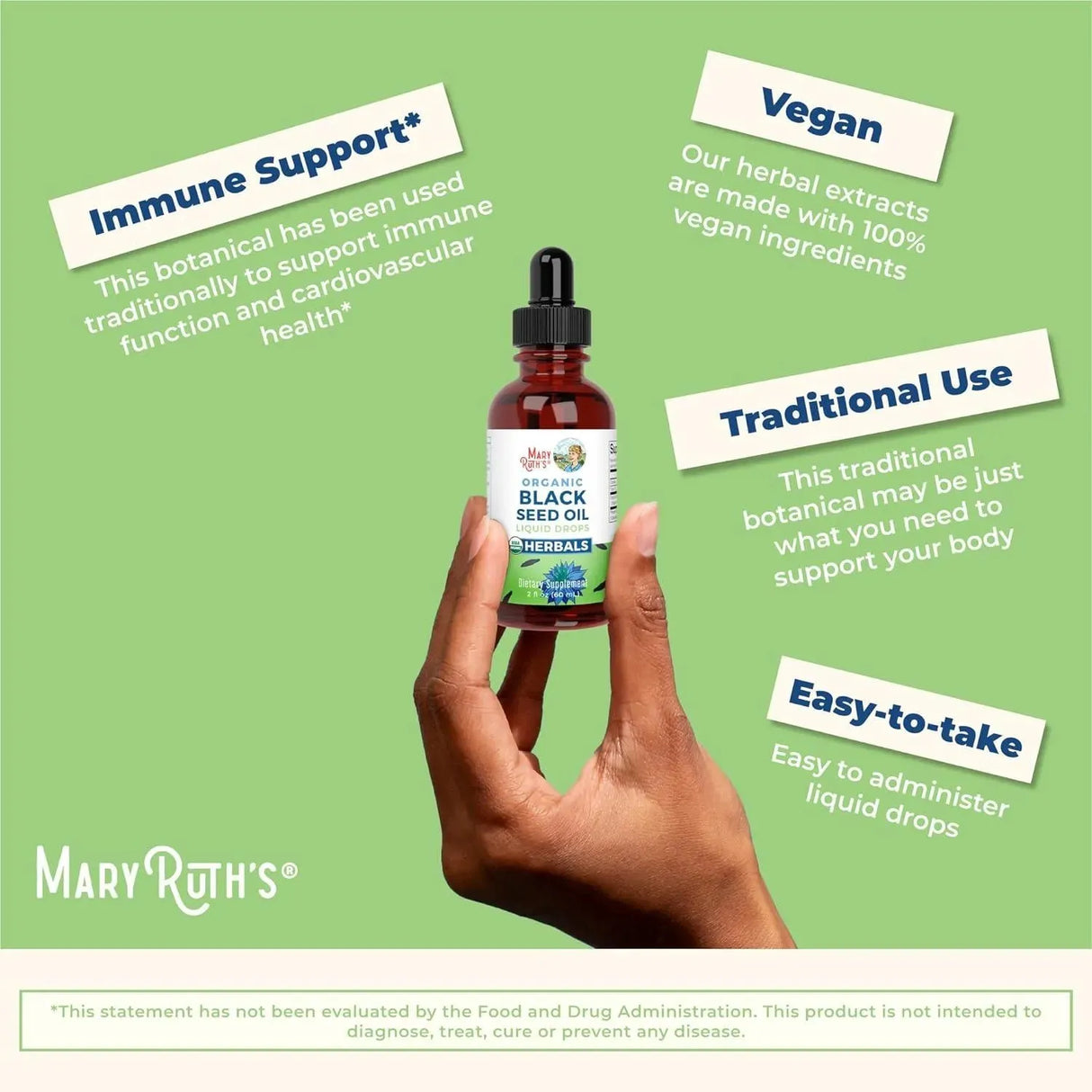 MARY RUTH ORGANICS - MaryRuth Organics Black Seed Oil Liquid Drops 2 Fl.Oz. - The Red Vitamin MX - Suplementos Alimenticios - {{ shop.shopifyCountryName }}