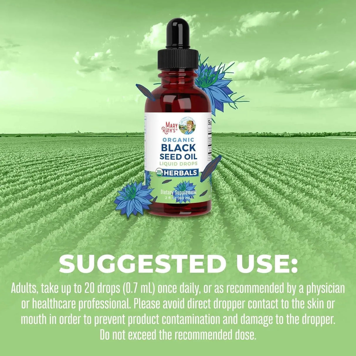 MARY RUTH ORGANICS - MaryRuth Organics Black Seed Oil Liquid Drops 2 Fl.Oz. - The Red Vitamin MX - Suplementos Alimenticios - {{ shop.shopifyCountryName }}