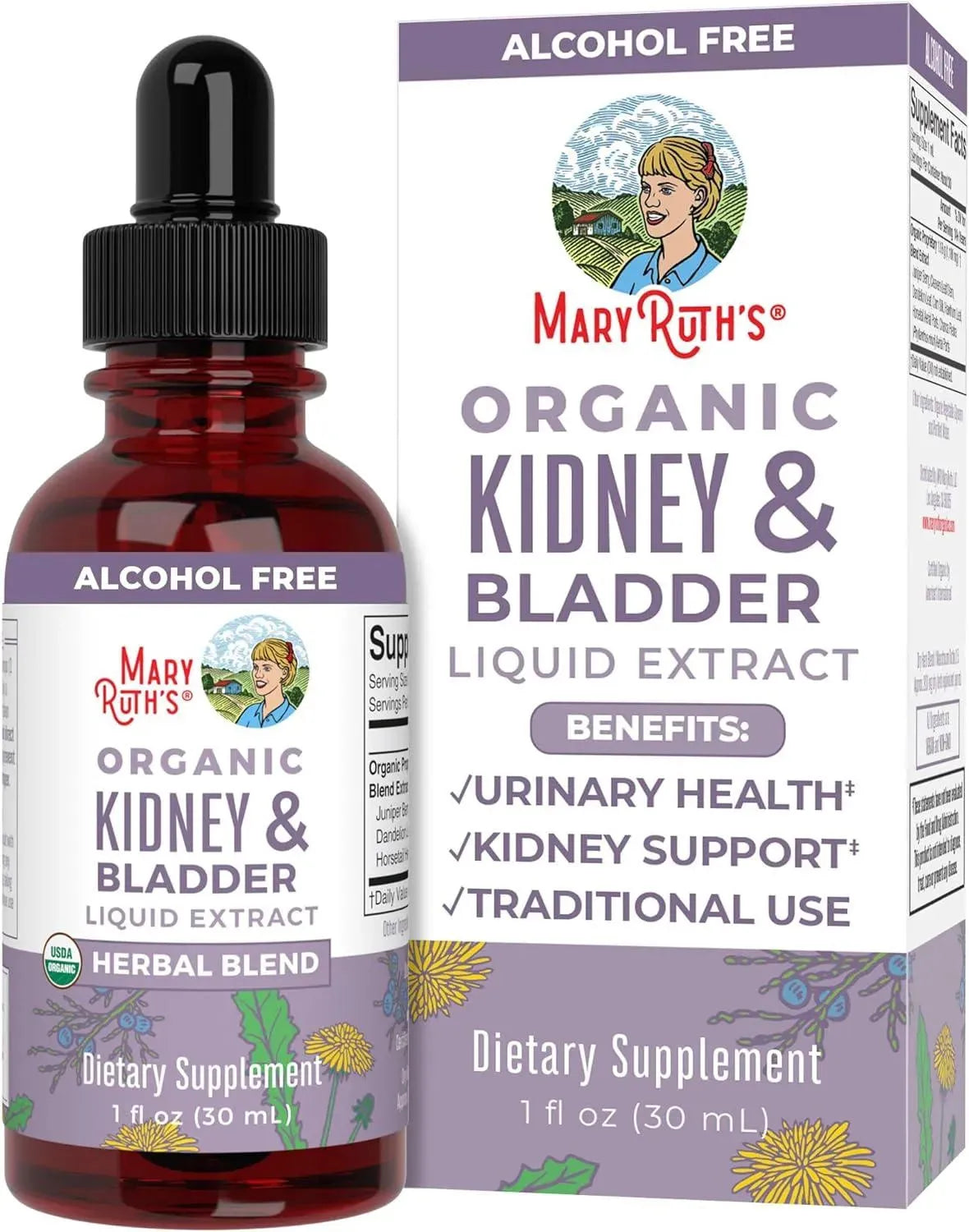MARY RUTH ORGANICS - MaryRuth Organics Kidney & Bladder Support 30Ml. - The Red Vitamin MX - Suplementos Alimenticios - {{ shop.shopifyCountryName }}