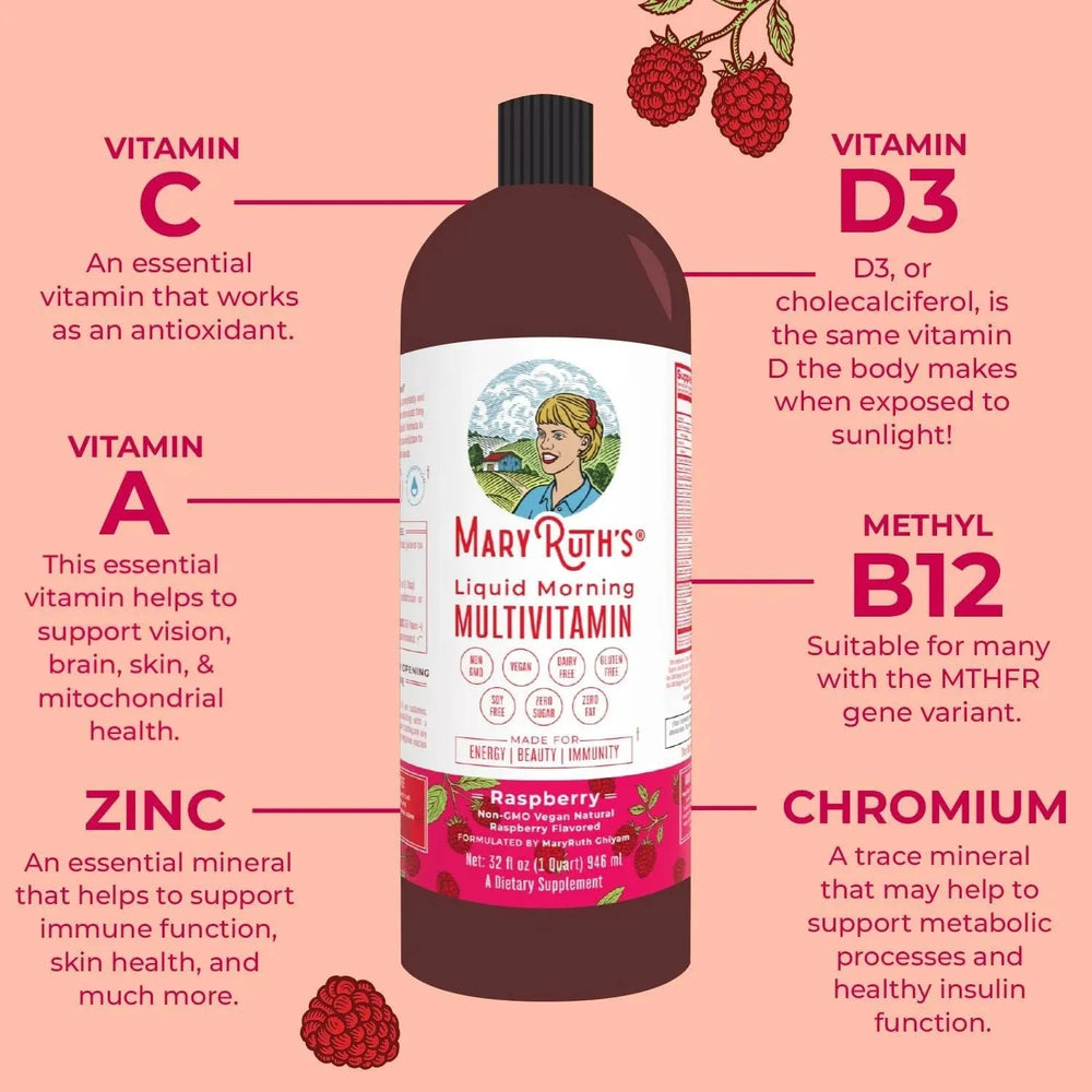 MARY RUTH ORGANICS - MaryRuth Organics Multivitamin Multimineral for Women Men & Kids 946Ml. - The Red Vitamin MX - Suplementos Alimenticios - {{ shop.shopifyCountryName }}
