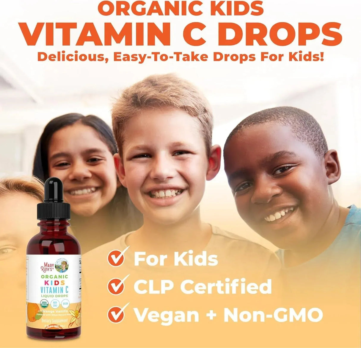 MARY RUTH ORGANICS - MaryRuth Organics USDA Organic Kids Vitamin C Drops 60Ml. - The Red Vitamin MX - Suplementos Alimenticios - {{ shop.shopifyCountryName }}