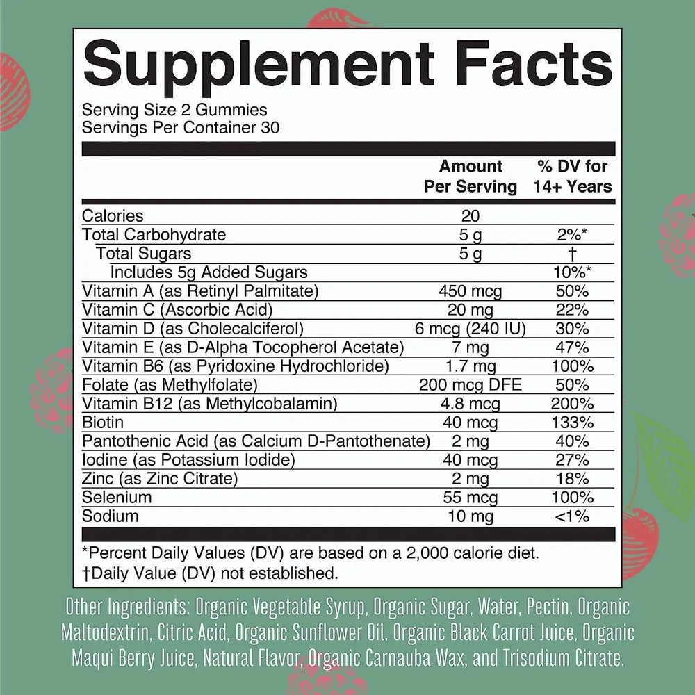 MARY RUTH ORGANICS - MaryRuth Organics Vitamin Gummy for Women 60 Gomitas - The Red Vitamin MX - Suplementos Alimenticios - {{ shop.shopifyCountryName }}