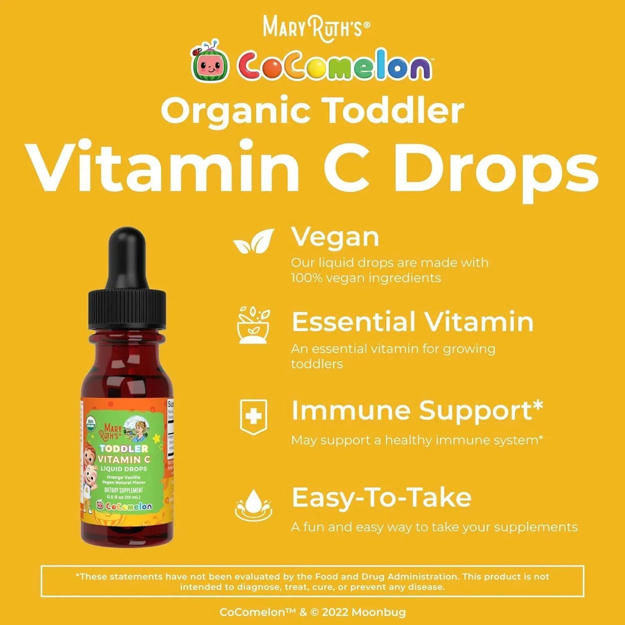 MARY RUTH ORGANICS - MaryRuth's Cocomelon Kids Vitamin C Liquid Drops for Ages 1-3 15Ml. - The Red Vitamin MX - Suplementos Alimenticios - {{ shop.shopifyCountryName }}