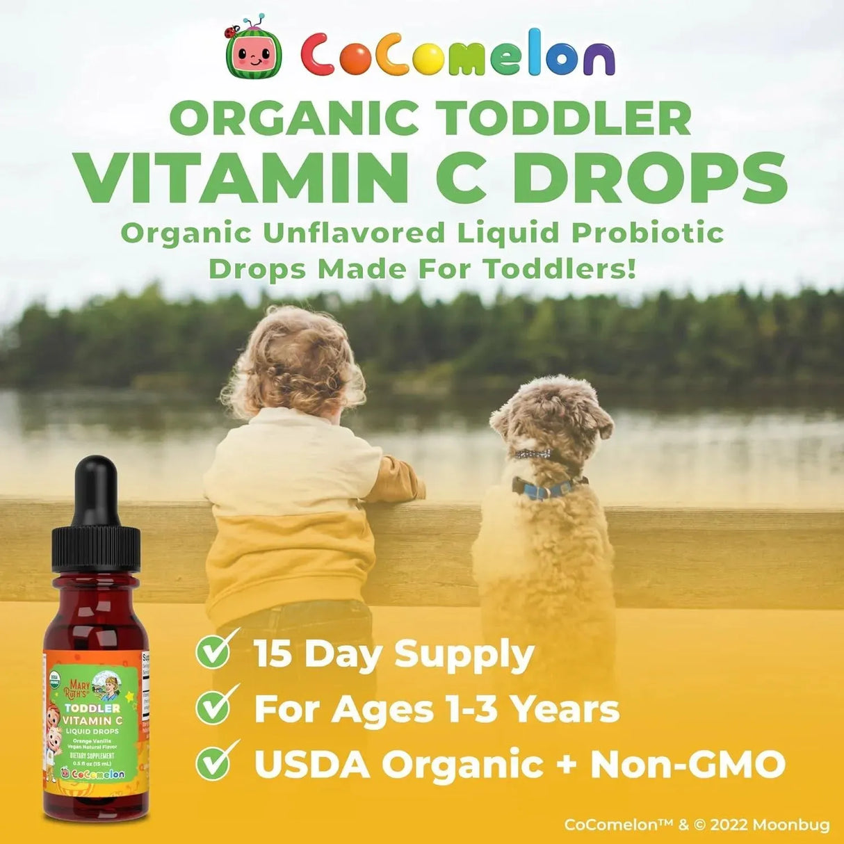MARY RUTH ORGANICS - MaryRuth's Cocomelon Kids Vitamin C Liquid Drops for Ages 1-3 15Ml. - The Red Vitamin MX - Suplementos Alimenticios - {{ shop.shopifyCountryName }}