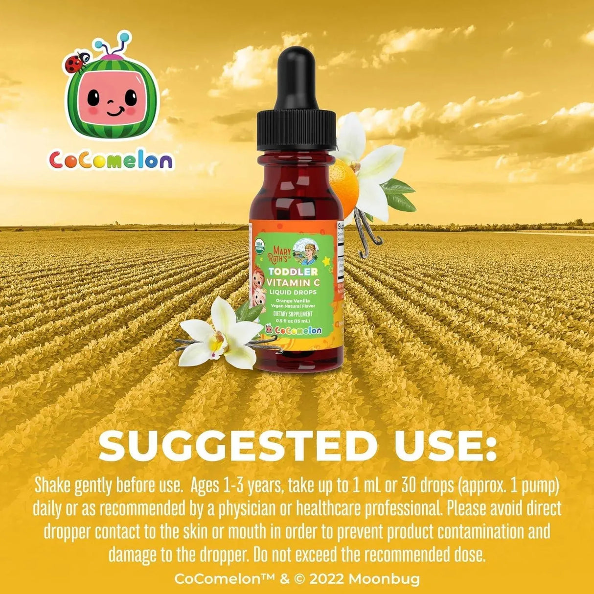 MARY RUTH ORGANICS - MaryRuth's Cocomelon Kids Vitamin C Liquid Drops for Ages 1-3 15Ml. - The Red Vitamin MX - Suplementos Alimenticios - {{ shop.shopifyCountryName }}