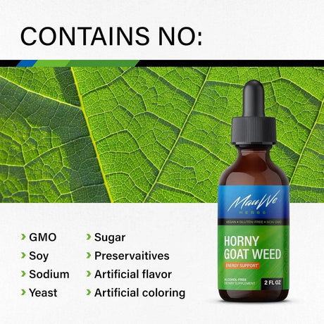MAUWE HERBS - Mauwe Herbs Horny Goat Weed Extract Drops 2 Fl. Oz. - The Red Vitamin MX - Suplementos Alimenticios - {{ shop.shopifyCountryName }}