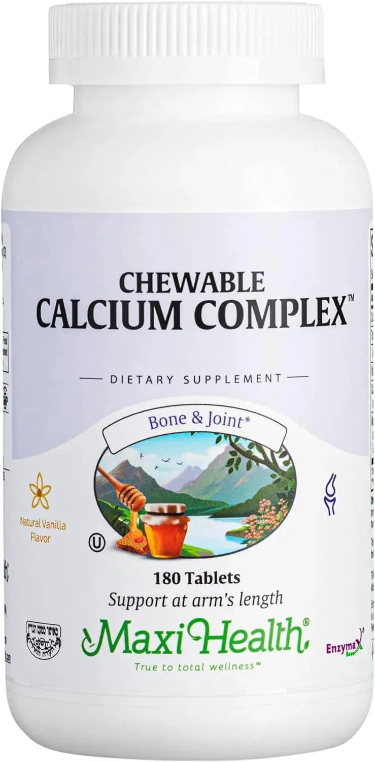 MAXI HEALTH - Maxi Health Chewable Calcium Complex 180 Tabletas Masticables - The Red Vitamin MX - Suplementos Alimenticios - {{ shop.shopifyCountryName }}