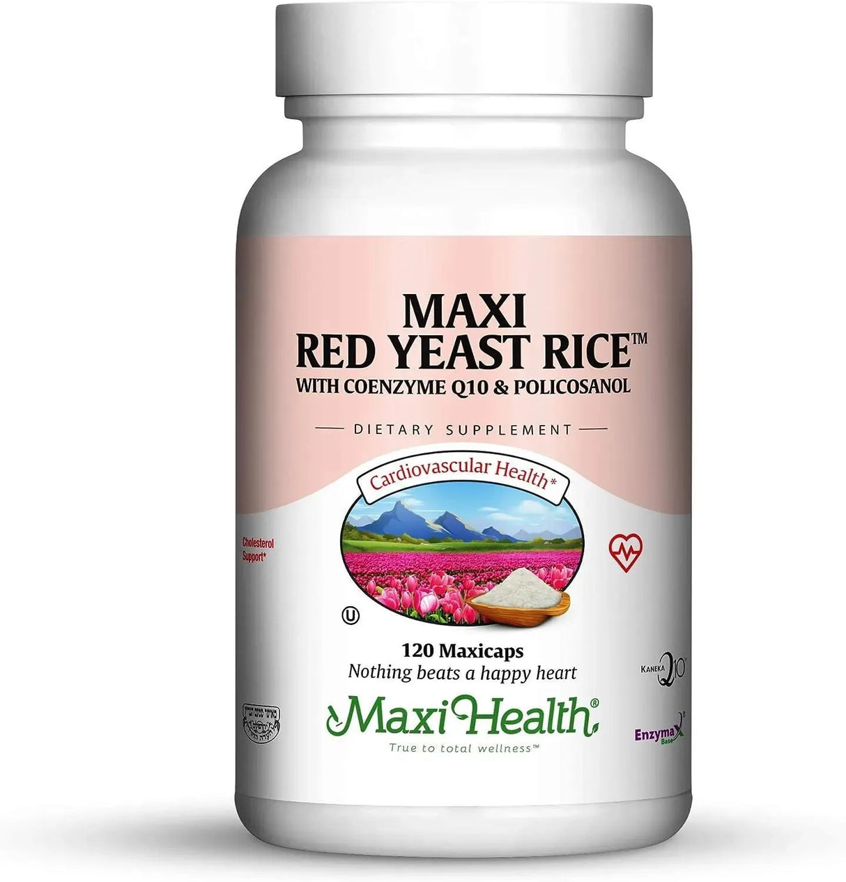 MAXI HEALTH - Maxi Health Kosher Maxi Red Yeast Rice with Coenzyme Q10 & Policosanol 120 Capsulas - The Red Vitamin MX - Suplementos Alimenticios - {{ shop.shopifyCountryName }}