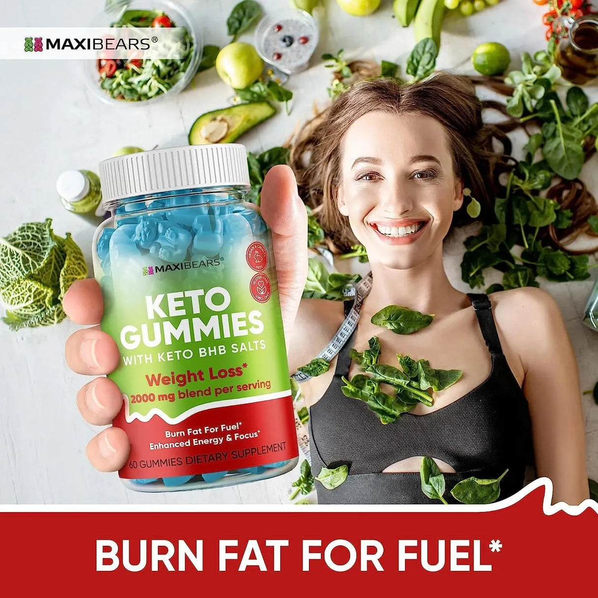 MAXIBEARS - MAXIBEARS Keto Gummies Weight Management 60 Gomitas - The Red Vitamin MX - Suplementos Alimenticios - {{ shop.shopifyCountryName }}