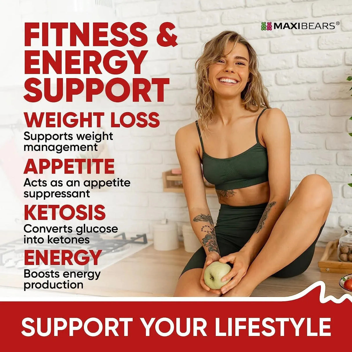 MAXIBEARS - MAXIBEARS Keto Gummies Weight Management 60 Gomitas - The Red Vitamin MX - Suplementos Alimenticios - {{ shop.shopifyCountryName }}