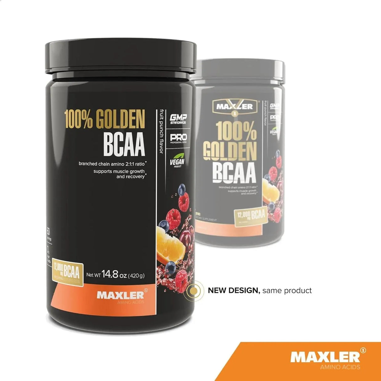 MAXLER - Maxler 100% Golden BCAA Powder Fruit Punch 60 Servicios 420Gr. - The Red Vitamin MX - Suplementos Alimenticios - {{ shop.shopifyCountryName }}