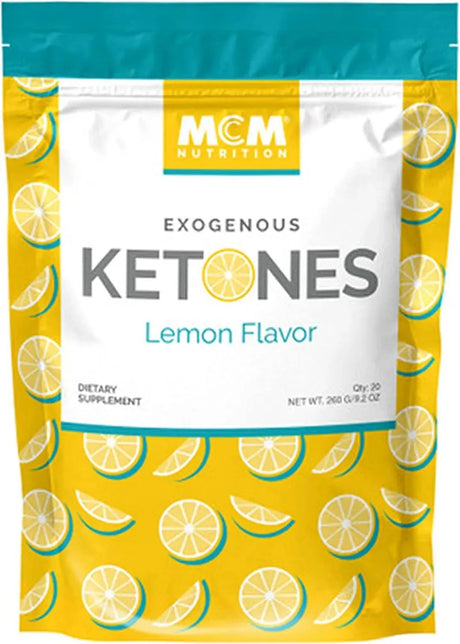 MCM NUTRITION - MCM Nutrition Exogenous Ketones Powder and BHB Caffeine Free Lemon 20 Paquetes - The Red Vitamin MX - Suplementos Alimenticios - {{ shop.shopifyCountryName }}