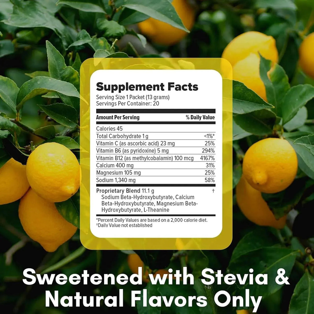 MCM NUTRITION - MCM Nutrition Exogenous Ketones Powder and BHB Caffeine Free Lemon 20 Paquetes - The Red Vitamin MX - Suplementos Alimenticios - {{ shop.shopifyCountryName }}