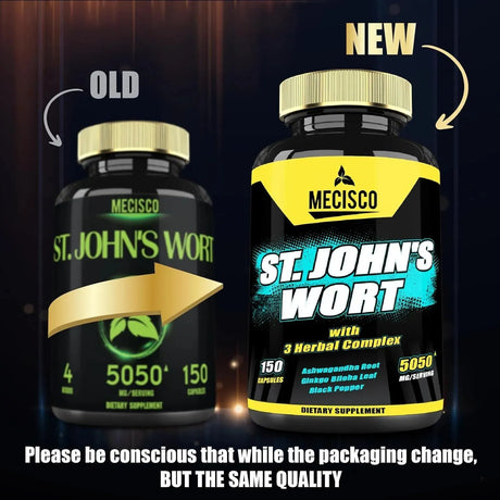 MECISCO - Mecisco St. John's Wort 5050Mg. 150 Capsulas - The Red Vitamin MX - Suplementos Alimenticios - {{ shop.shopifyCountryName }}
