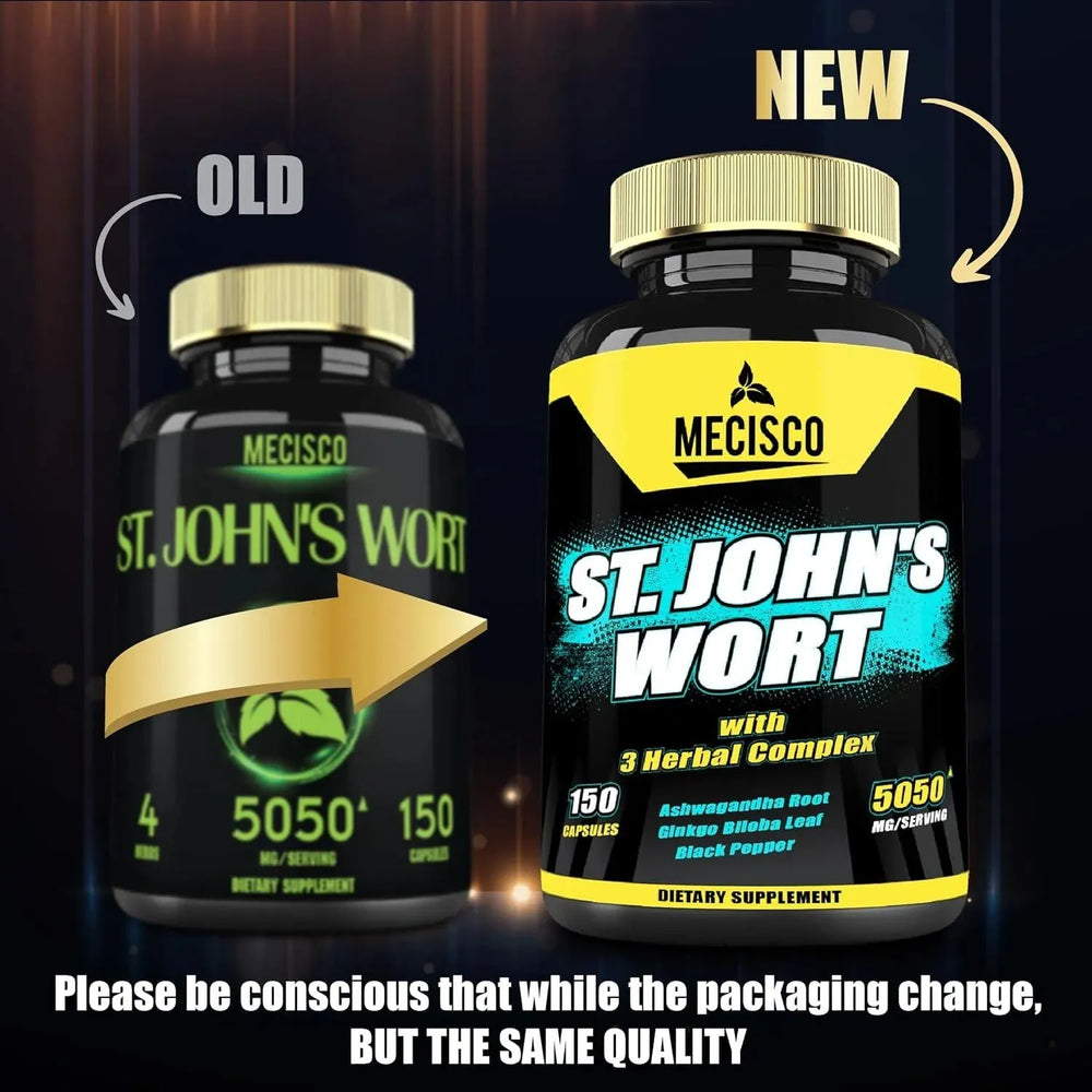 MECISCO - Mecisco St. John's Wort 5050Mg. 150 Capsulas - The Red Vitamin MX - Suplementos Alimenticios - {{ shop.shopifyCountryName }}