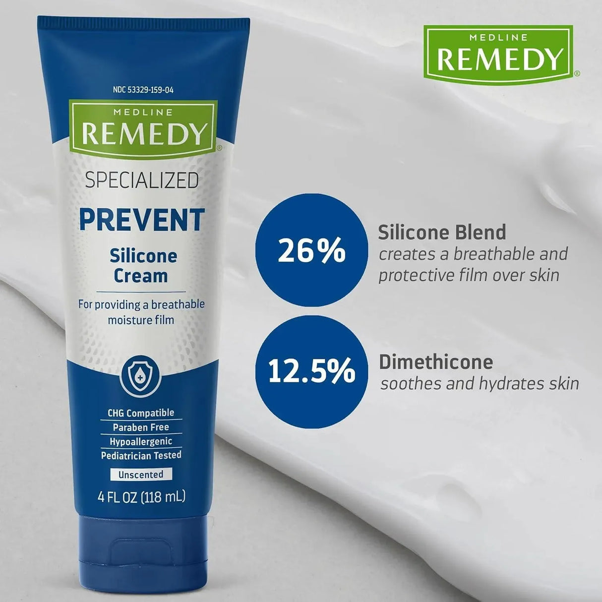 MEDLINE REMEDY - Medline Remedy Specialized Silicone Cream 118Ml. - The Red Vitamin MX - Cremas Corporales - {{ shop.shopifyCountryName }}