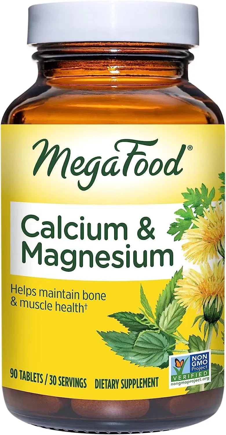 MEGAFOOD - MegaFood Calcium Magnesium 90 Tabletas - The Red Vitamin MX - Suplementos Alimenticios - {{ shop.shopifyCountryName }}