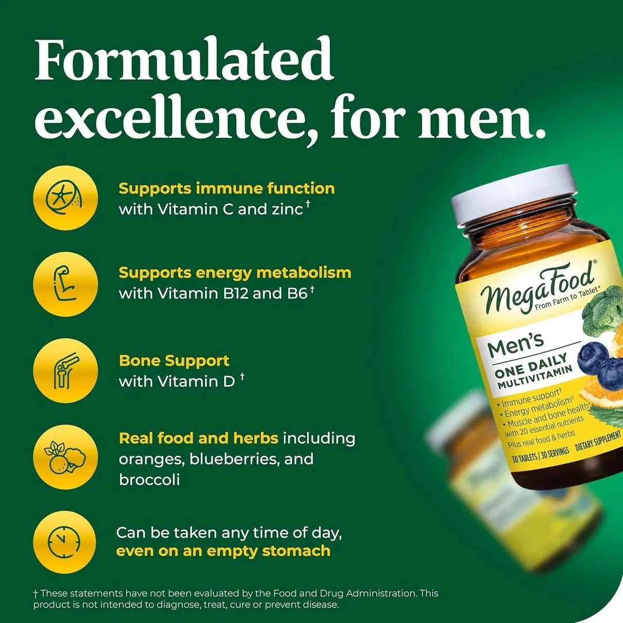 MEGAFOOD - MegaFood Men's One Daily 30 Tabletas - The Red Vitamin MX - Suplementos Alimenticios - {{ shop.shopifyCountryName }}