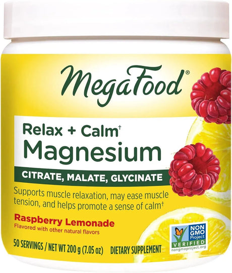 MEGAFOOD - MegaFood Relax + Calm Magnesium Powder 7.05Oz. - The Red Vitamin MX - Suplementos Alimenticios - {{ shop.shopifyCountryName }}