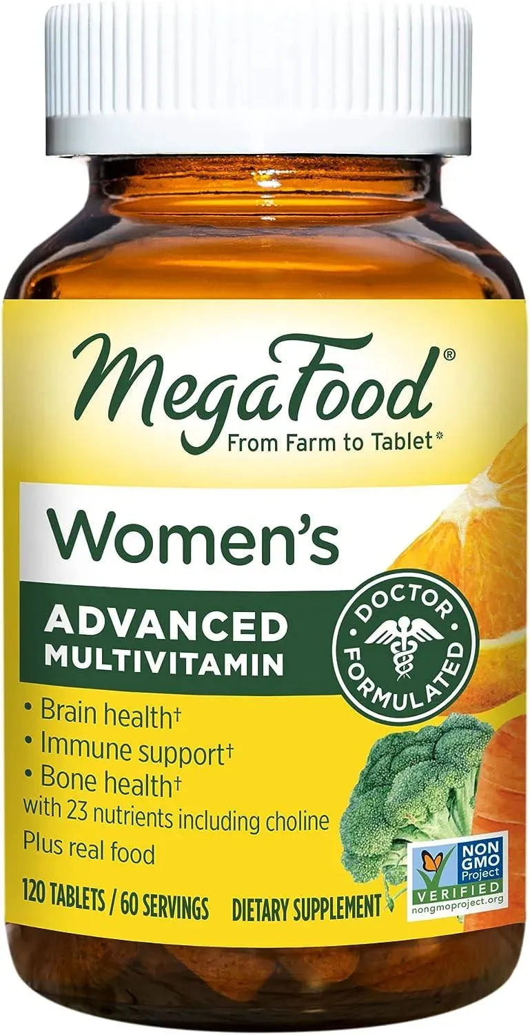 MEGAFOOD - MegaFood Women's Advanced Multivitamin 120 Tabletas - The Red Vitamin MX - Suplementos Alimenticios - {{ shop.shopifyCountryName }}