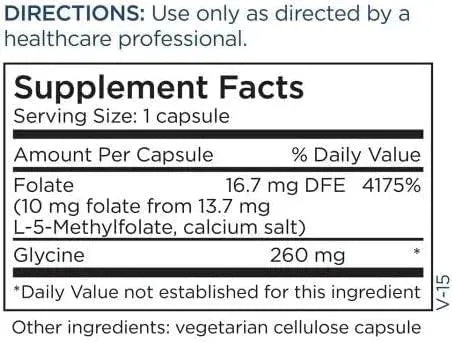 METABOLIC MANTENANCE - Metabolic Maintenance L-Methylfolate 10Mg. 90 Capsulas - The Red Vitamin MX - Suplementos Alimenticios - {{ shop.shopifyCountryName }}