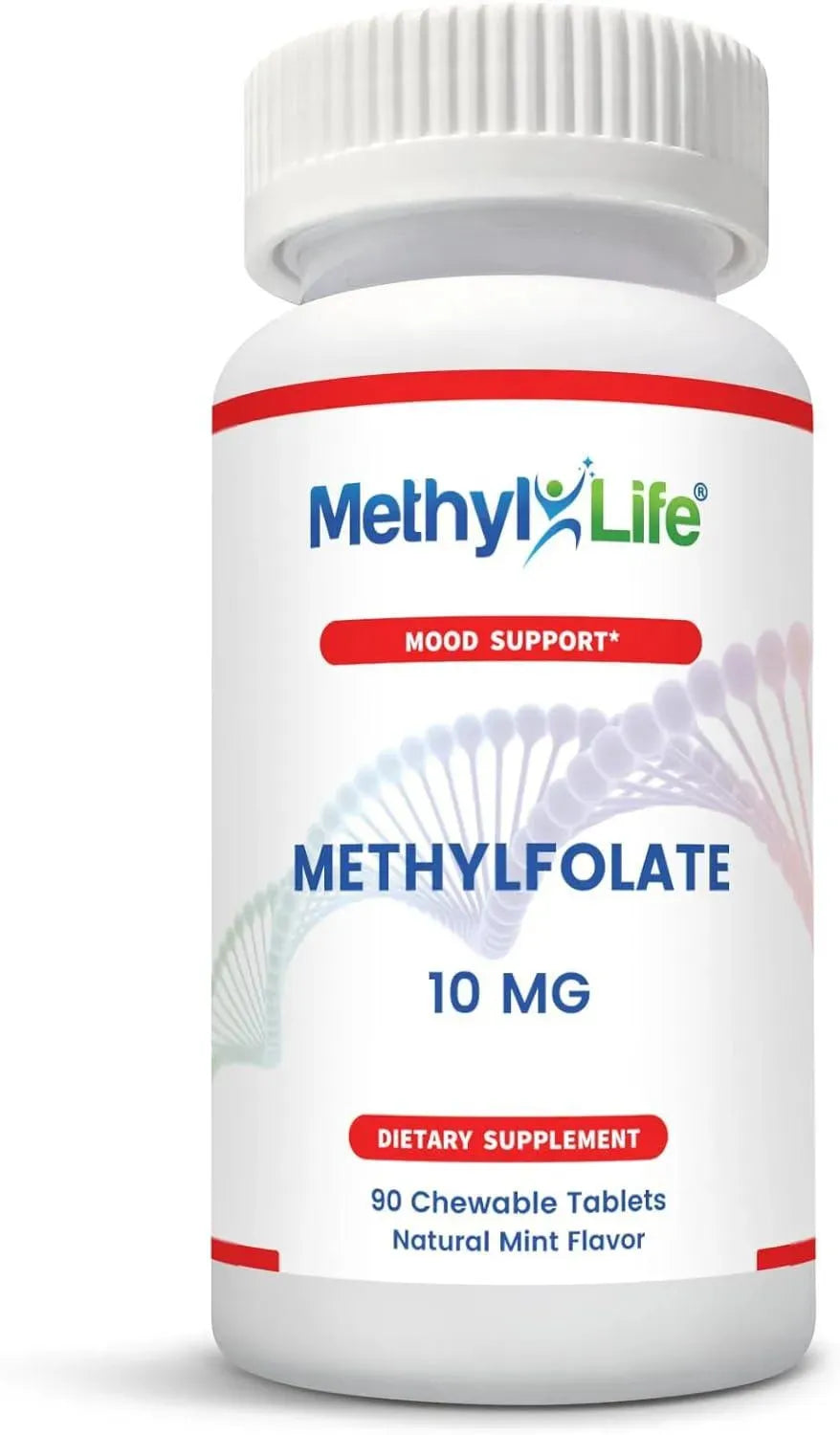METHYL-LIFE - Methyl-Life Purest L-Methylfolate 10Mg. 90 Tabletas Masticables - The Red Vitamin MX - Suplementos Alimenticios - {{ shop.shopifyCountryName }}