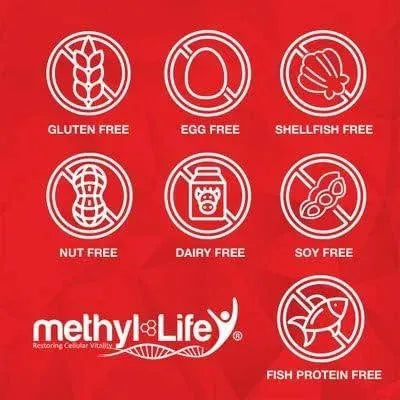 METHYL-LIFE - Methyl-Life Purest L-Methylfolate 10Mg. 90 Tabletas Masticables - The Red Vitamin MX - Suplementos Alimenticios - {{ shop.shopifyCountryName }}