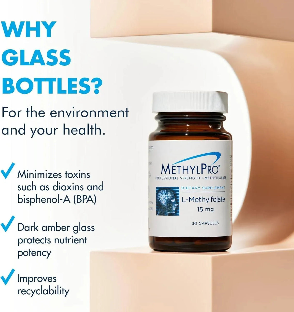 METHYLPRO - MethylPro 1 Mg. L-Methylfolate 30 Capsulas - The Red Vitamin MX - Suplementos Alimenticios - {{ shop.shopifyCountryName }}