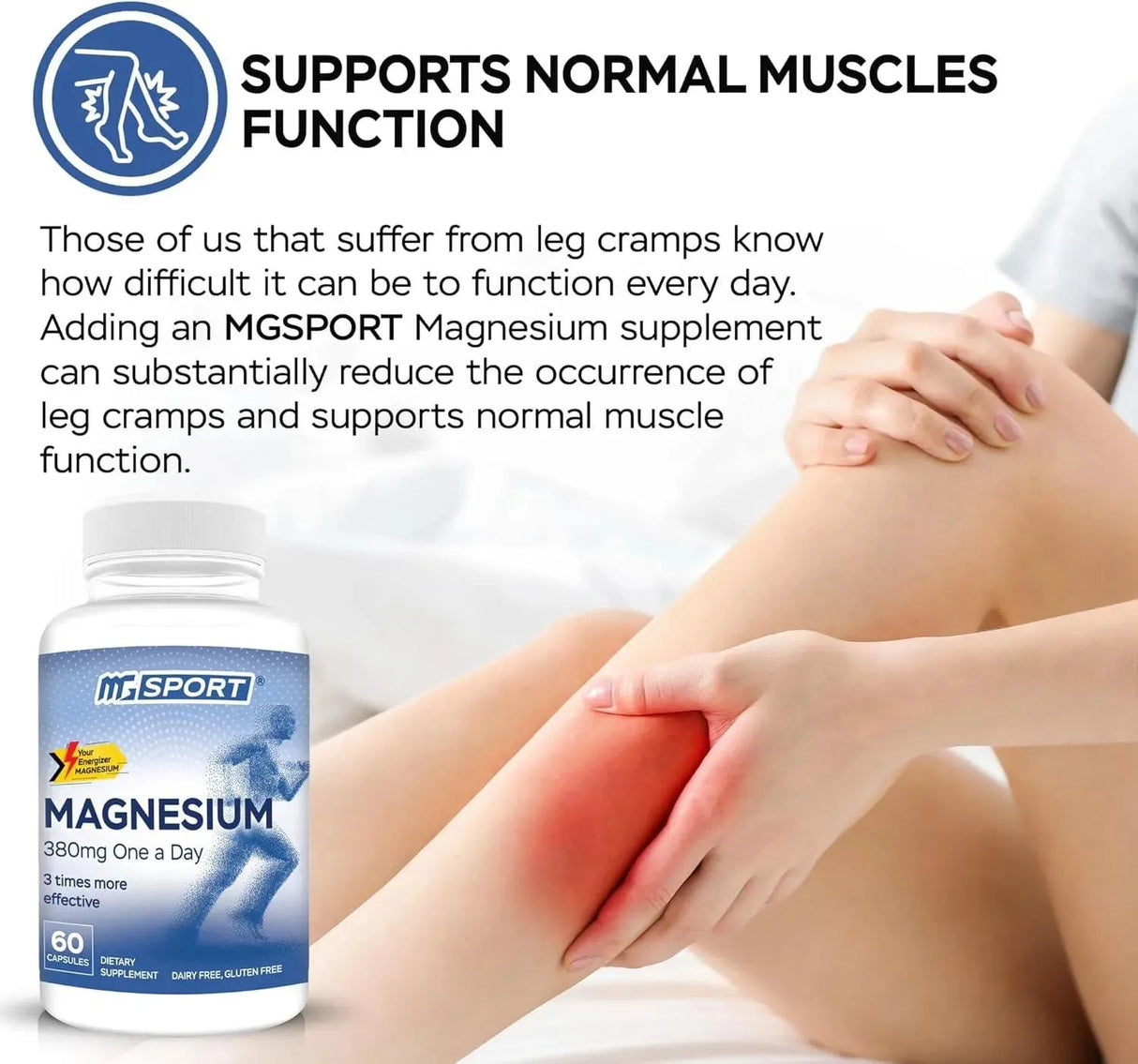 MGSPORTS - MgSports High Absorption Magnesium - The Red Vitamin MX - Suplementos Alimenticios - {{ shop.shopifyCountryName }}