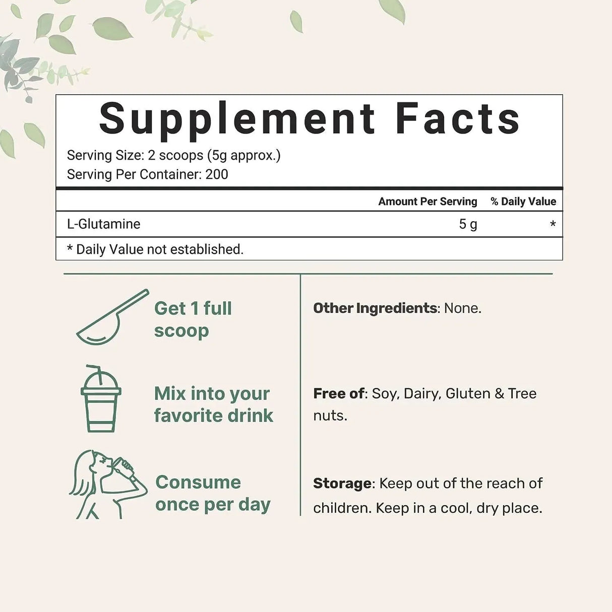 MICRO INGREDIENTS - Micro Ingredients L Glutamine Powder Gut Health 1Kg. - The Red Vitamin MX - Suplementos Alimenticios - {{ shop.shopifyCountryName }}