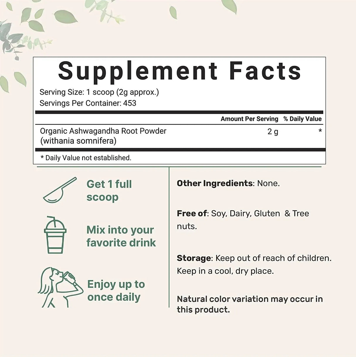 MICRO INGREDIENTS - Micro Ingredients Organic Ashwagandha Root Powder 2Lbs. - The Red Vitamin MX - Suplementos Alimenticios - {{ shop.shopifyCountryName }}