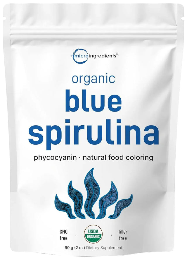MICRO INGREDIENTS - Micro Ingredients Organic Blue Spirulina Powder 60Gr. - The Red Vitamin MX - Suplementos Alimenticios - {{ shop.shopifyCountryName }}