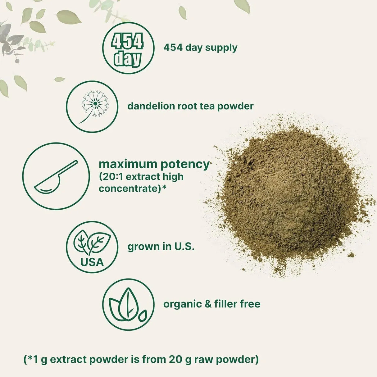 MICRO INGREDIENTS - Micro Ingredients Organic Dandelion Root Tea Powder 454Gr. - The Red Vitamin MX - Suplementos Alimenticios - {{ shop.shopifyCountryName }}